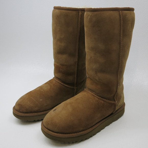 UGG Australia 1016224 Classic Tall Sheepskin Boots Winter Warm 7 - Picture 1 of 7